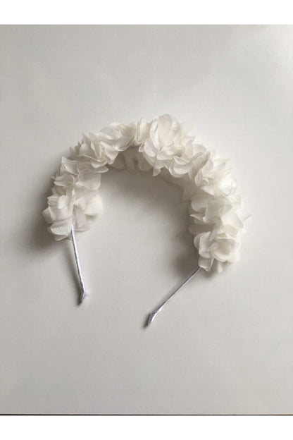 Florale Schwangerschaftskrone Partykrone Blau