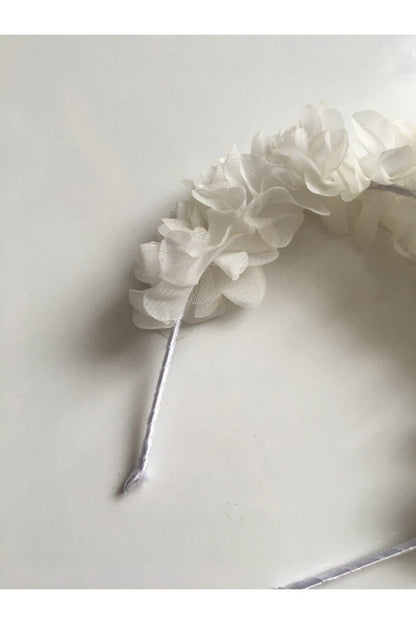 Florale Schwangerschaftskrone Partykrone Blau