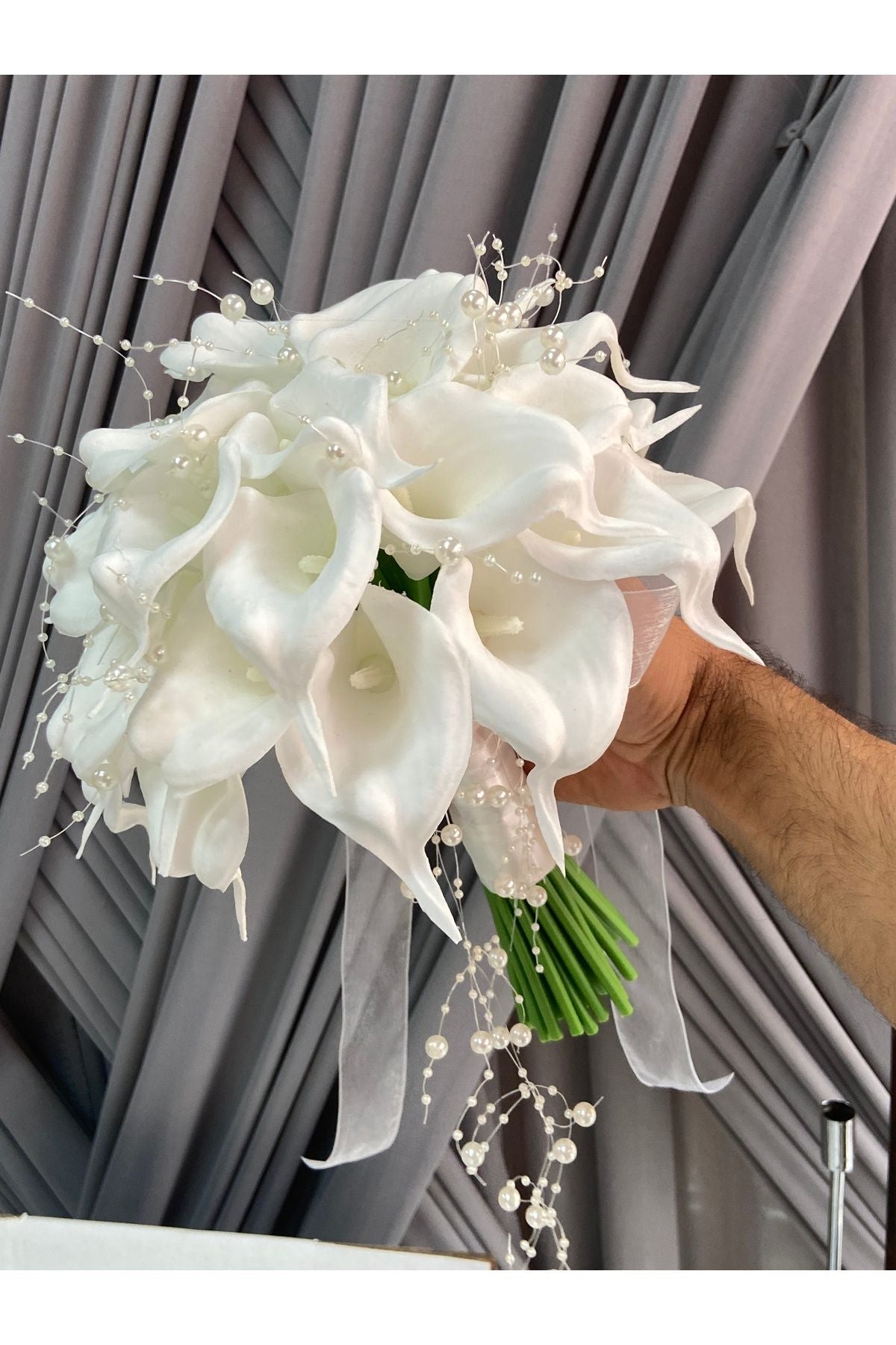 İNCİLİ ISLAK GALA BUKETİ