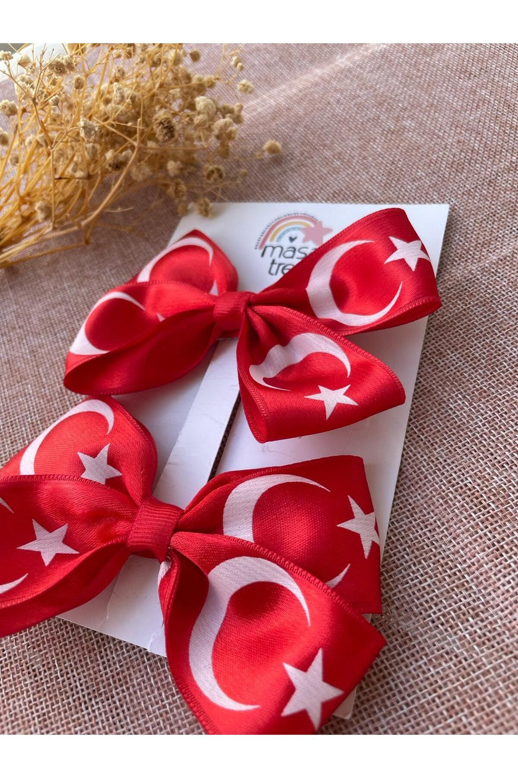 Savbrand Ay Yıldızlı 2 Li Klips Toka -18 Mart-23 Nisan-29 Ekim
