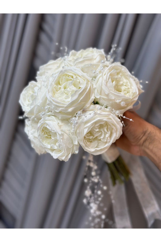 İncili Islak Şakayık Buketi