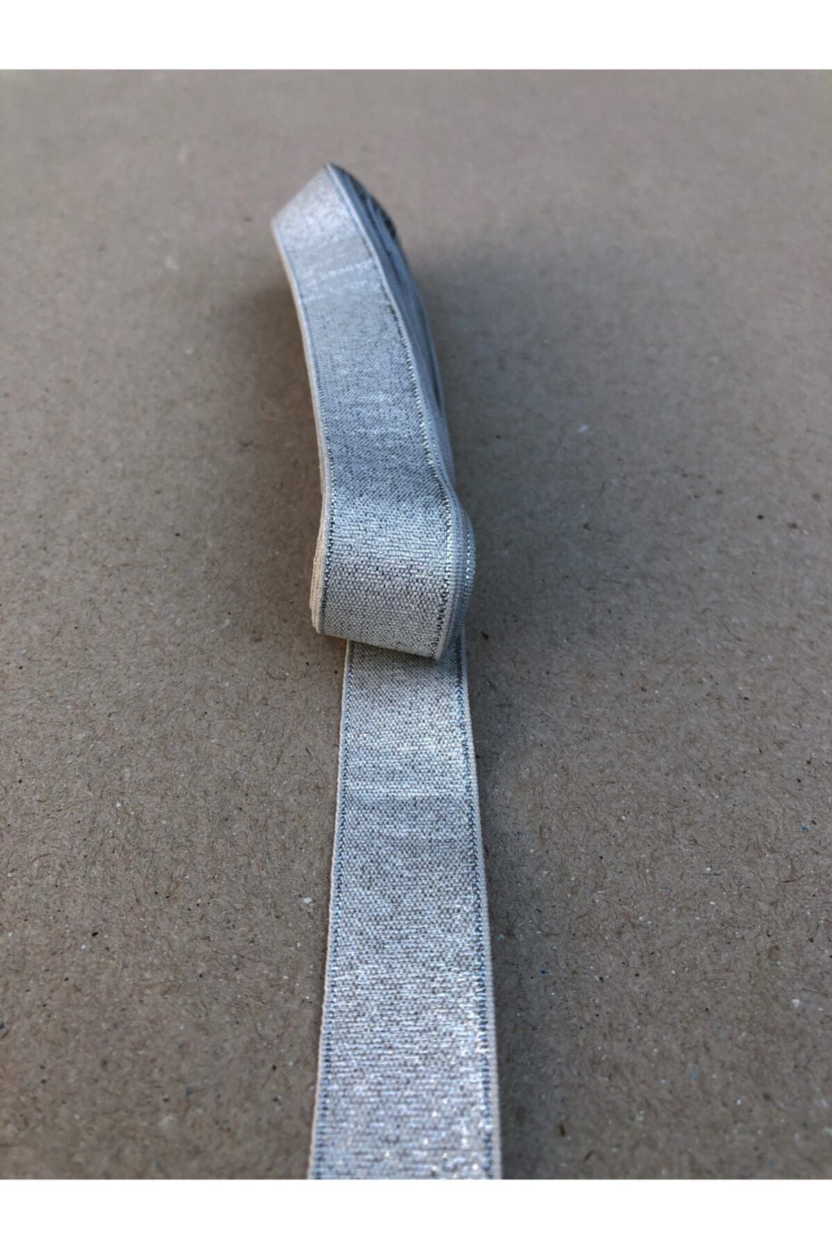 10 Metre Gümüş Simli Kurdele (2 cm En)