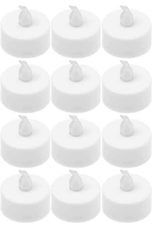 Ledli Tealight 12 Adet Mum