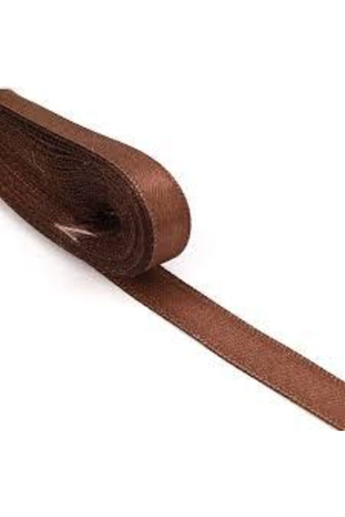Saten 1 cm Kahverengi Kurdele 10 m