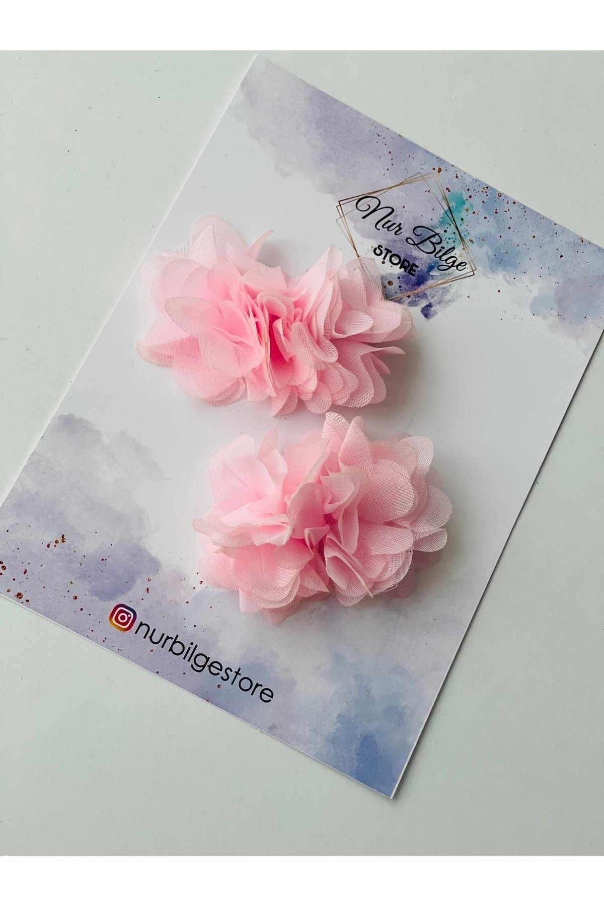 Açık Pembe Colourful Kız Çocuk Klipsli Özel Günler Doğum Günü 23 Nisan Bayram