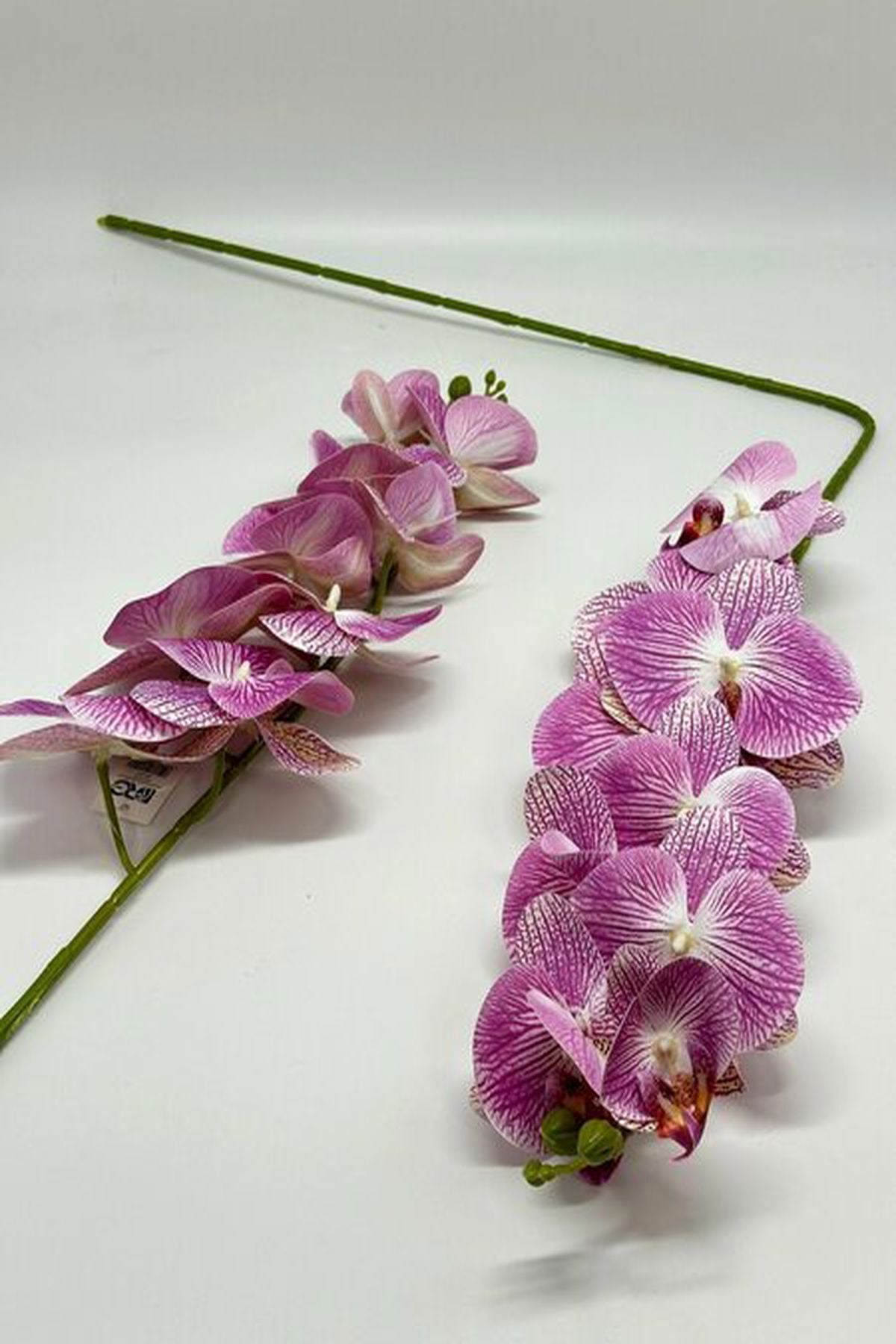9-köpfige Orchidee im Wet-Look – realistische Kunstblume