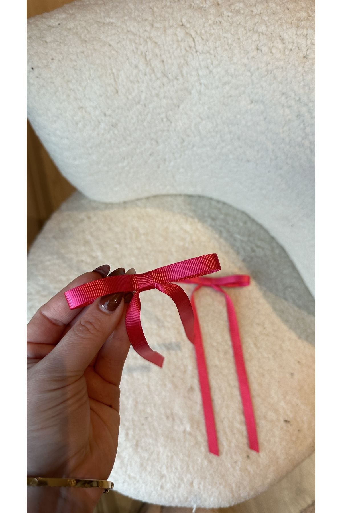 Pembe 2li Kurdele Toka