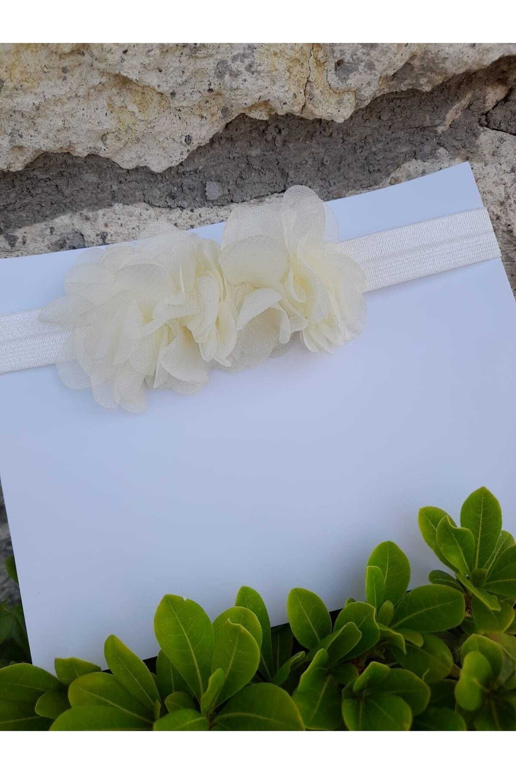 Lazer Tül Çiçek Bandana