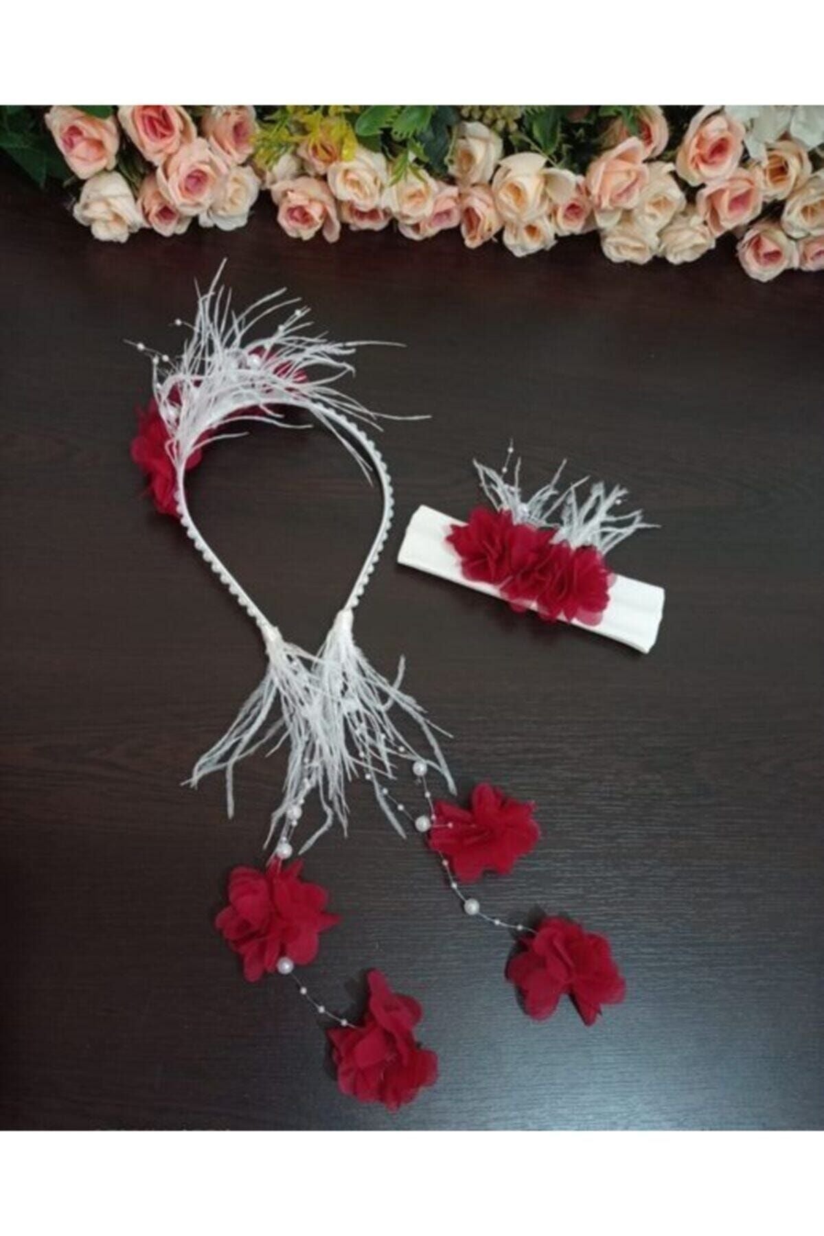 Küpeli Lohusa Taç Bandana Seti
