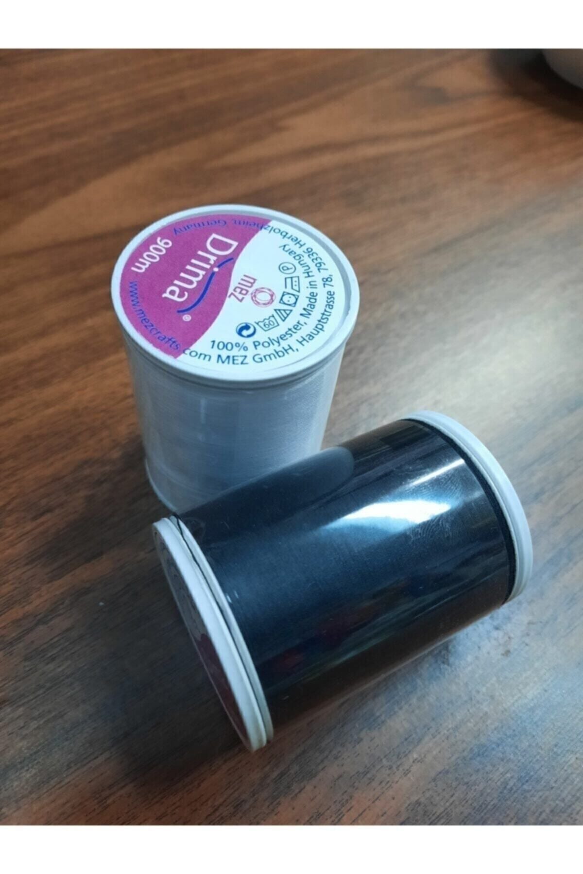 Nähgarn, 2er-Pack. Schwarz &amp; Weiß