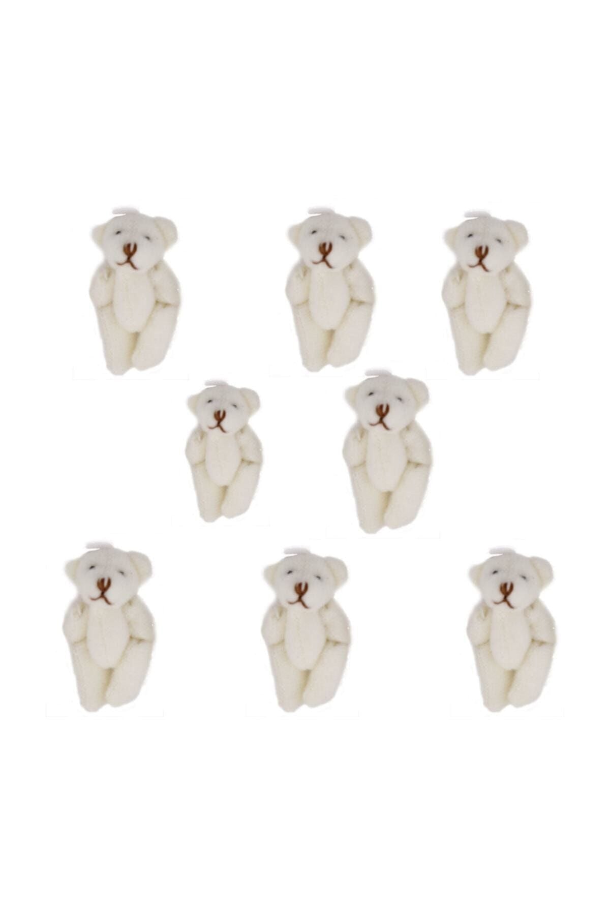 Plüsch-Teddybär Finger-Teddybär 5x3,5 Mini-Teddybär Der beliebteste cremefarbene Teddybär