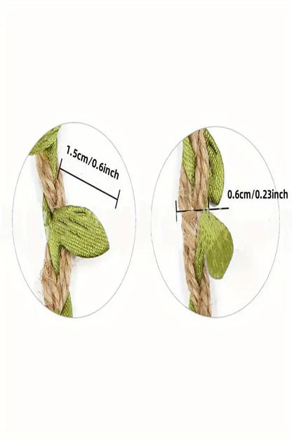 5 Meter Jute-Blatt-Kordel – Für eine stilvolle und natürliche Dekoration