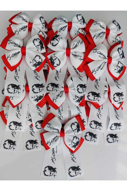 23 Nisan Atatürk Baskılı Kombin Toka Kırmızı Beyaz (paket Içeriği 10 Adettir.)