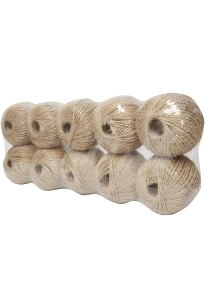 100 gr Jüt Iplik-10'lu Jüt Ip , Hasır Ip , Kırnap Ip , Doğal Ip , Çuval Ip
