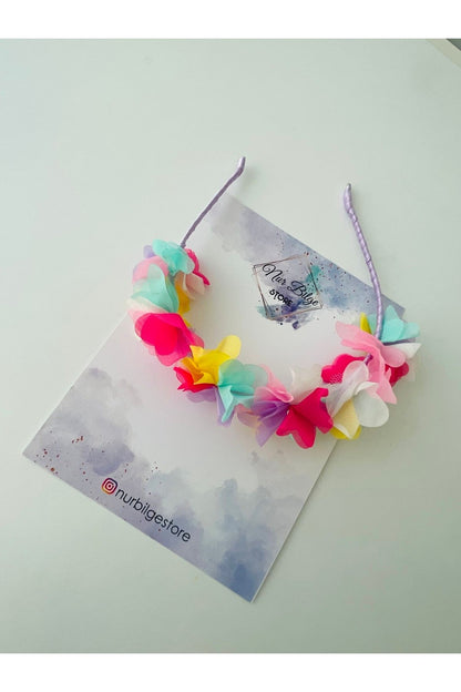 Kırmızı Colourful Kız Çocuk Taç Özel Günler 23 Nisan Bayram