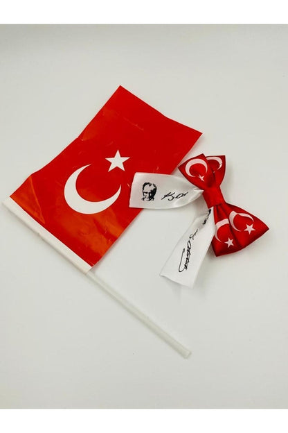 Atatürk Ve Bayraklı 23 Nisan 29 Ekim 19 Mayıs 30 Ağustos Bayram Tokaları Otomatik Toka 6 Adet