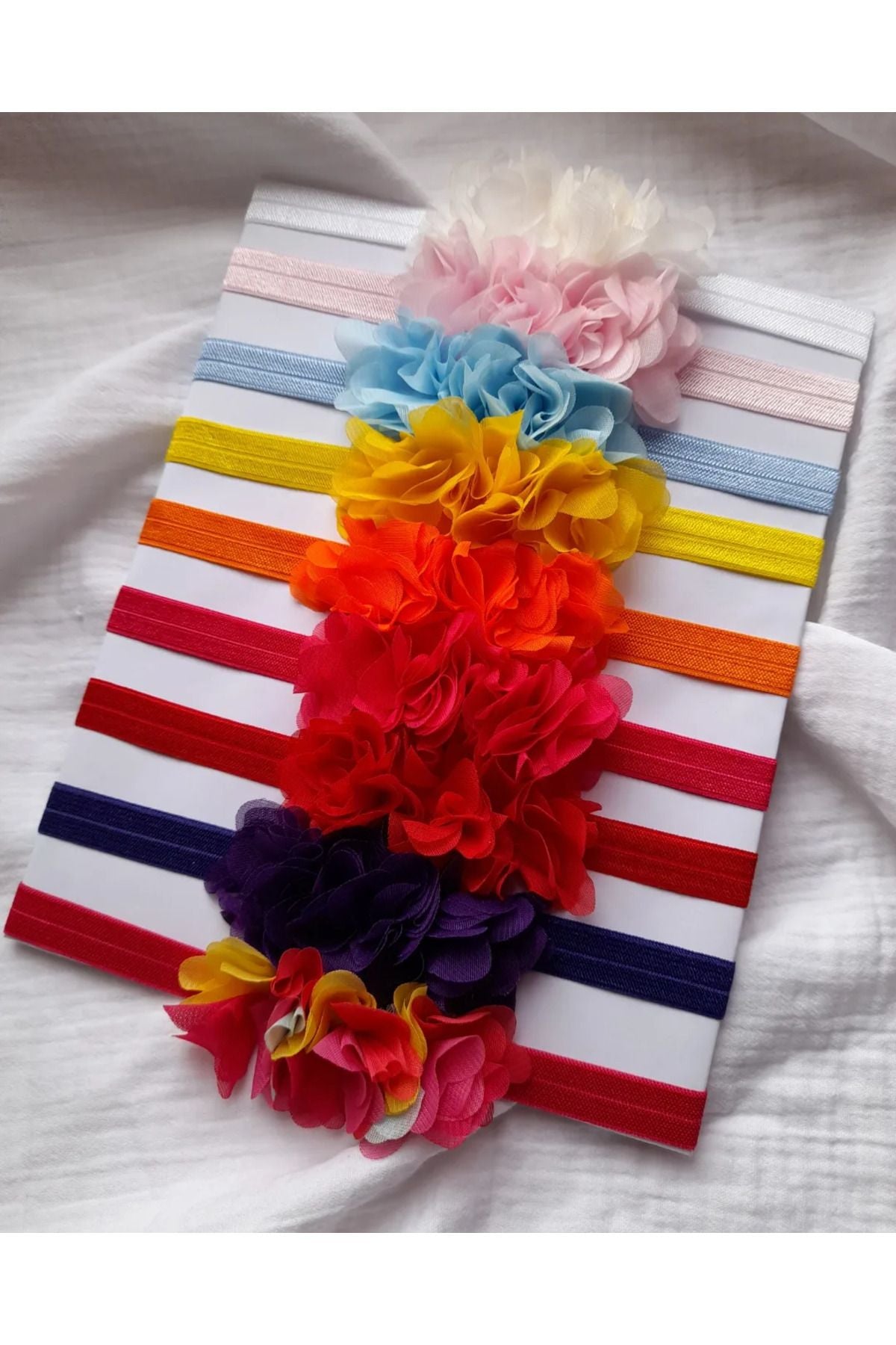 Lazer Çiçek Bebek-çocuk Bandana Seti