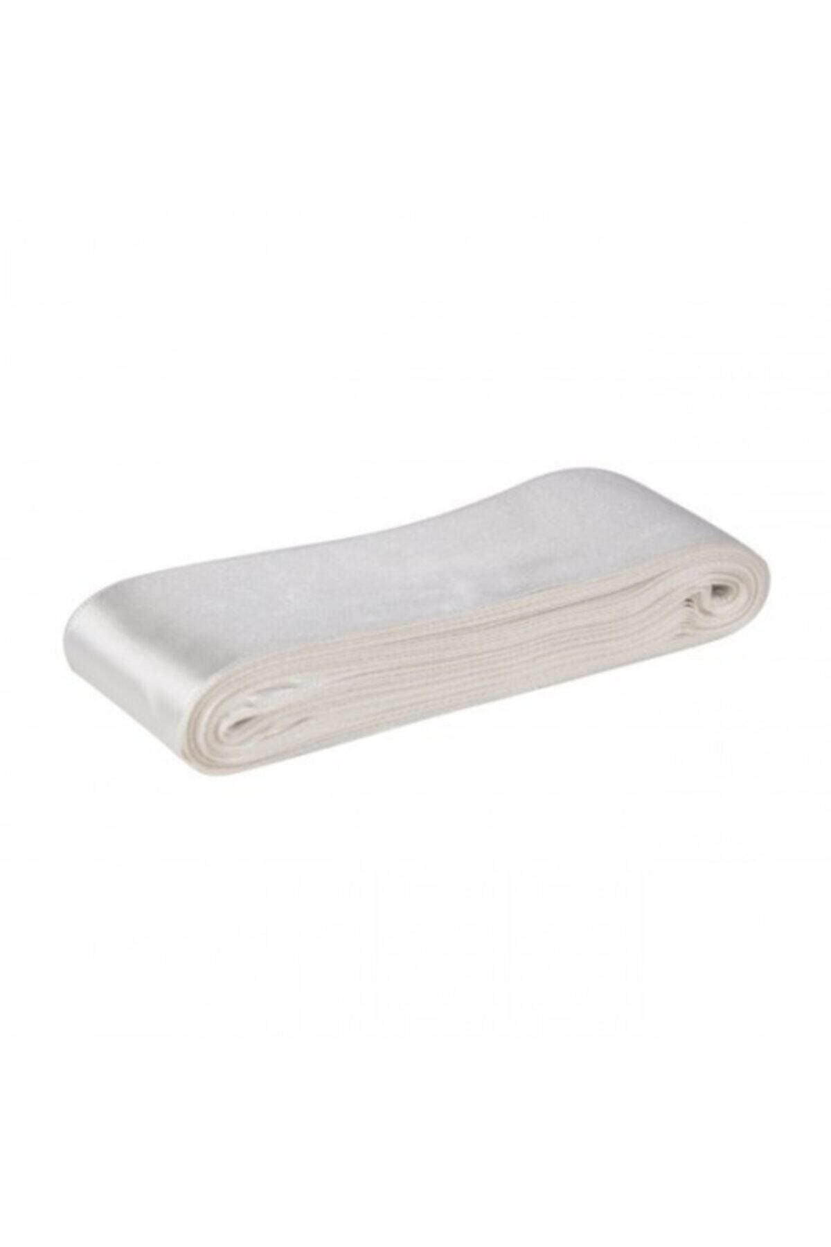 Saten Kurdele 6cm 10m Beyaz 2 Adet
