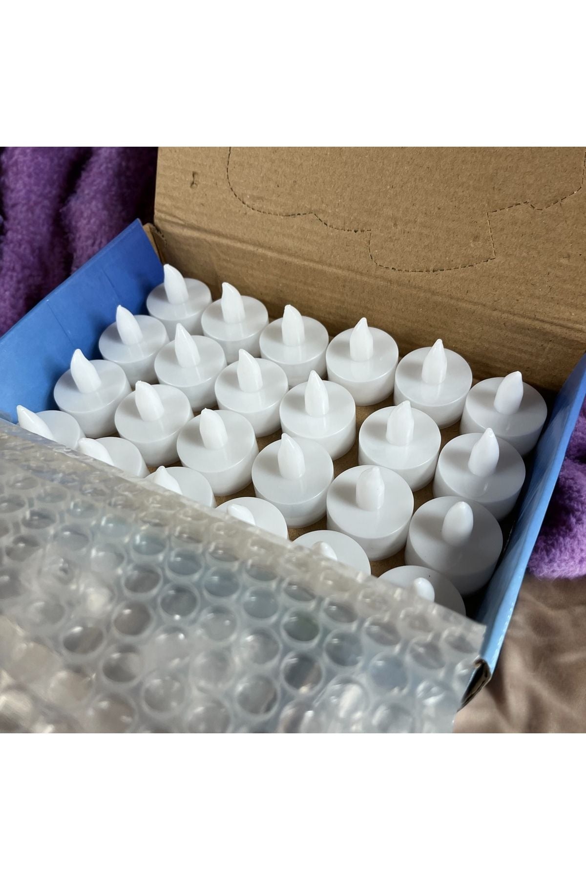 Led Mum 24 Adet bir Kutu İthal Led Mum , Süsleme Özel Günler için , Kutlama,