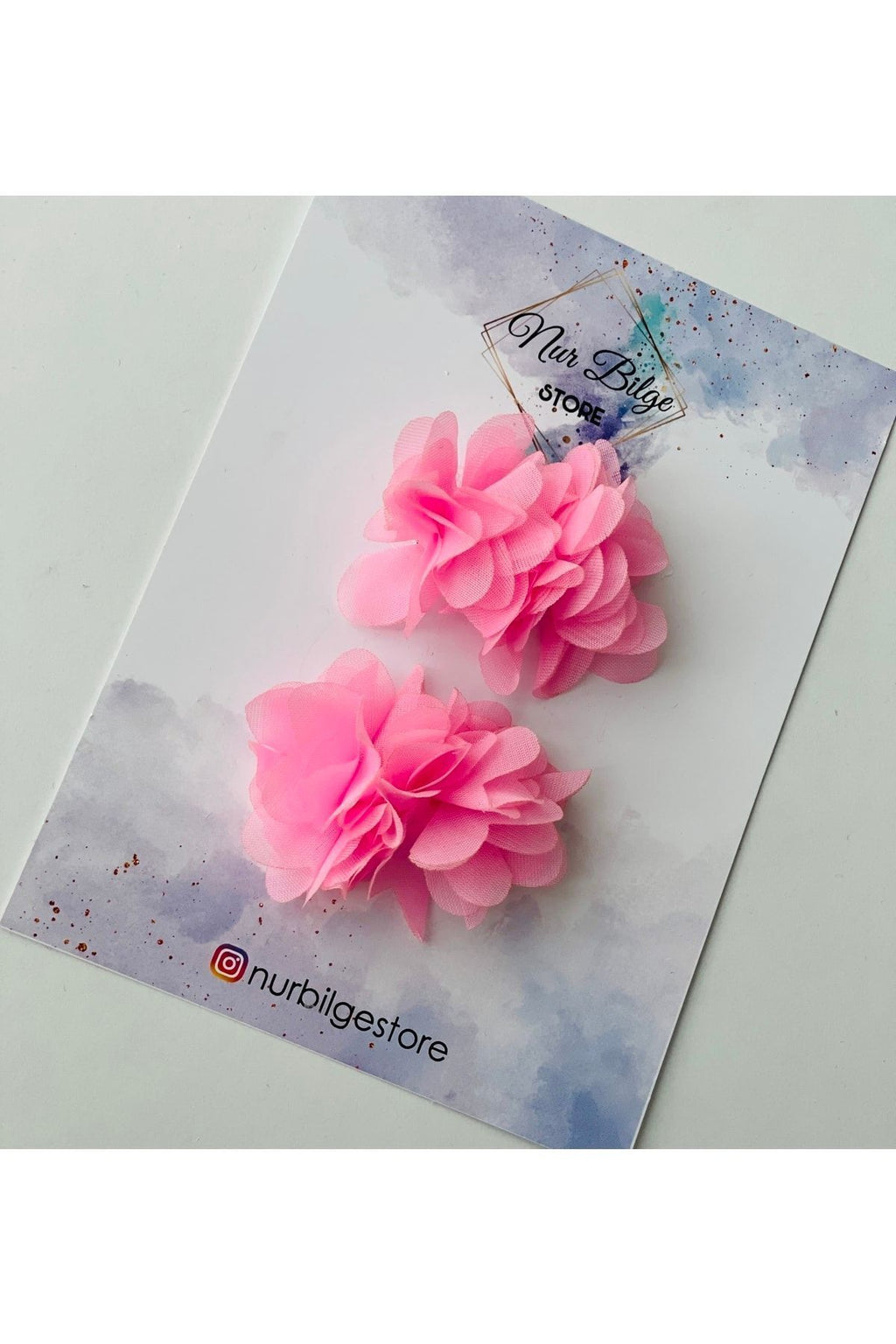 Açık Pembe Colourful Kız Çocuk Klipsli Özel Günler Doğum Günü 23 Nisan Bayram