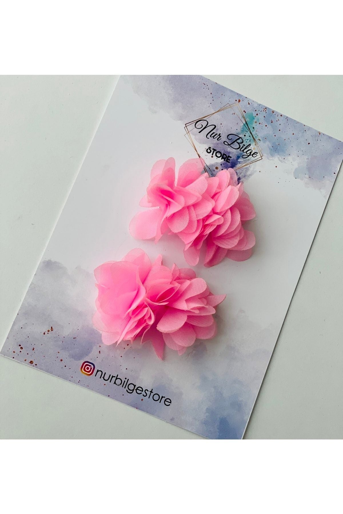 Açık Pembe Colourful Kız Çocuk Klipsli Özel Günler Doğum Günü 23 Nisan Bayram
