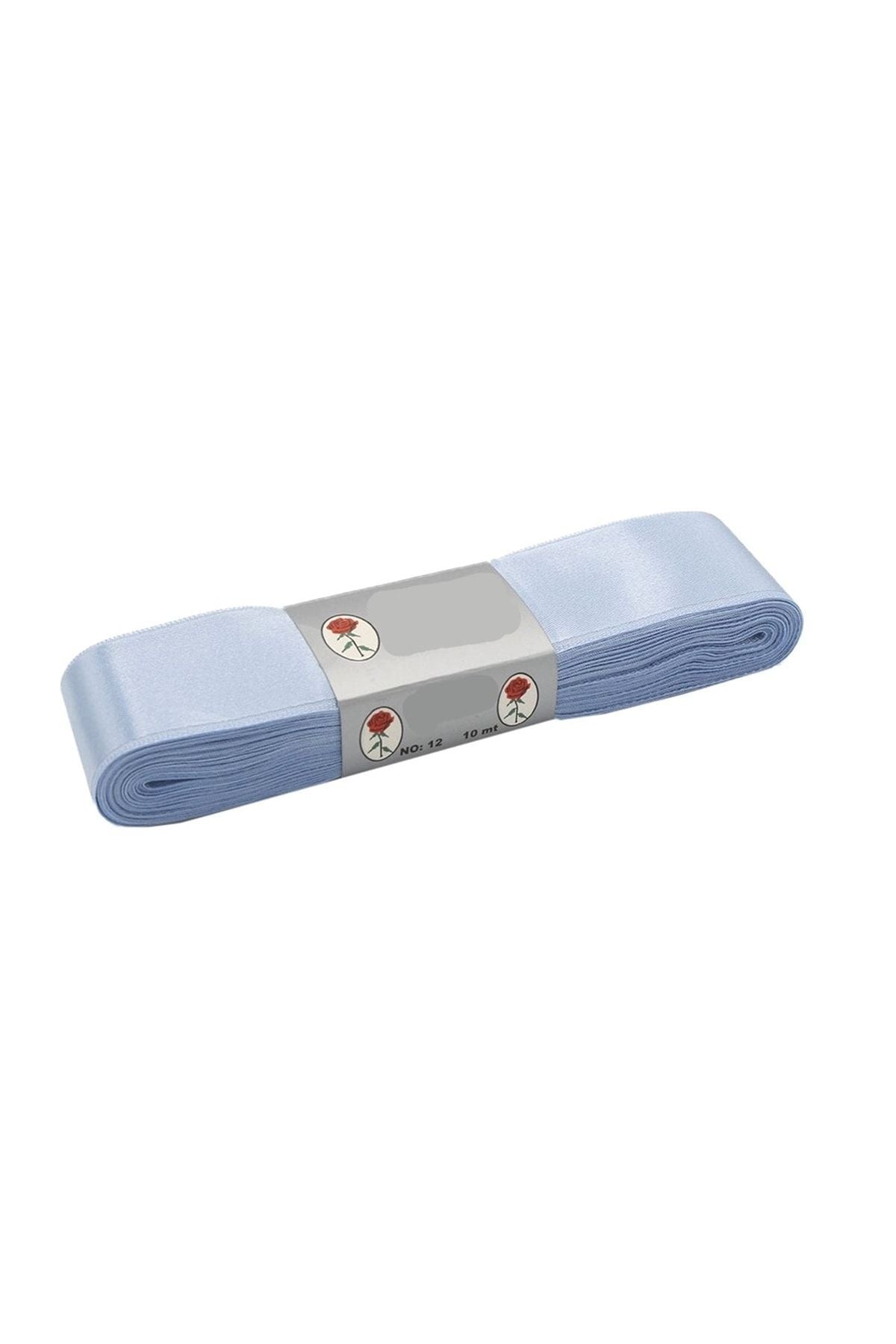 Saks Mavi Saten Kurdele 4 Cm 1 Top 10 Metre