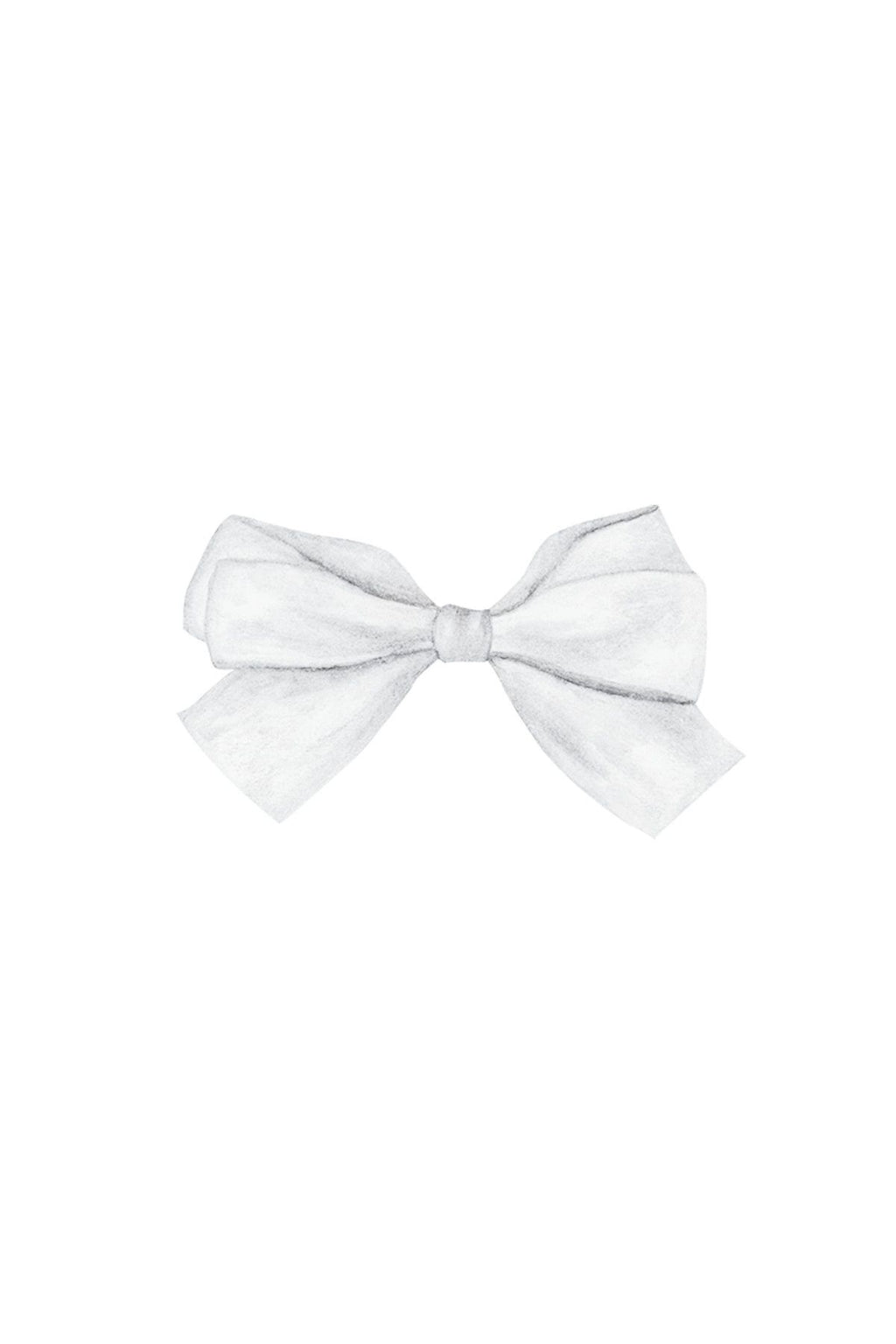 Saten Kurdele 6 cm Beyaz 5 Metre
