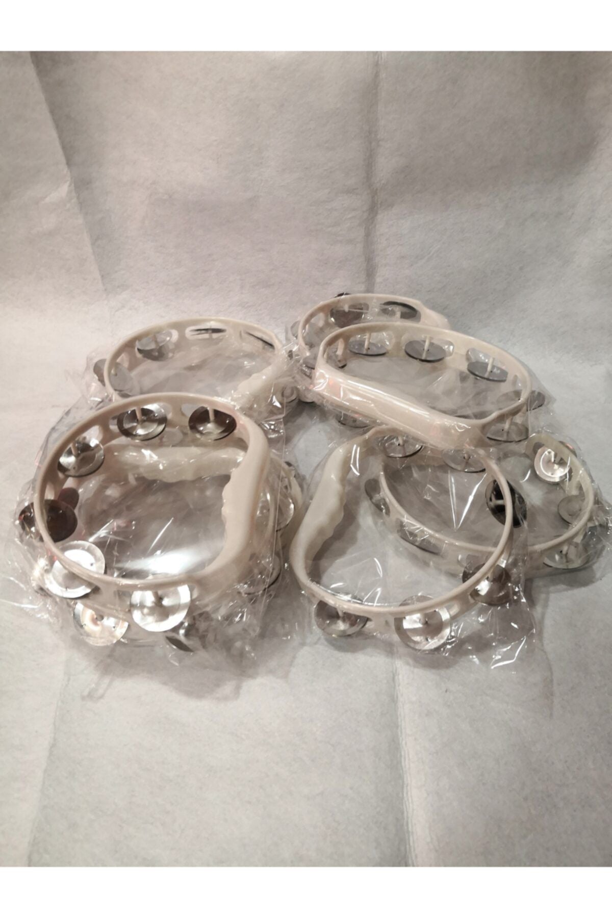 Henna Night Tamburin zum Verteilen 5 Stück ((( Weiß )))