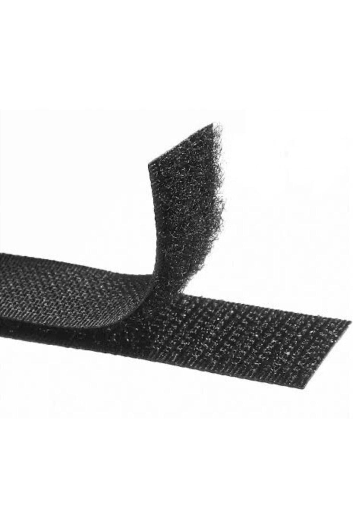 1 Metre Siyah Cırt Cırt Bant (2 Cm En)