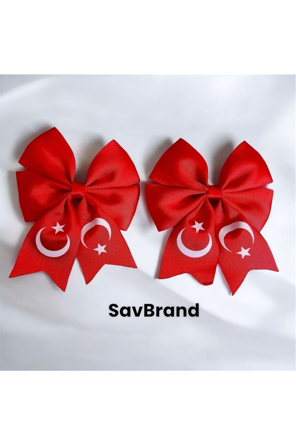Kırmızı Türk Bayrağı 23nisan,19mayıs,29ekim Bayram Lastikli Toka Seti