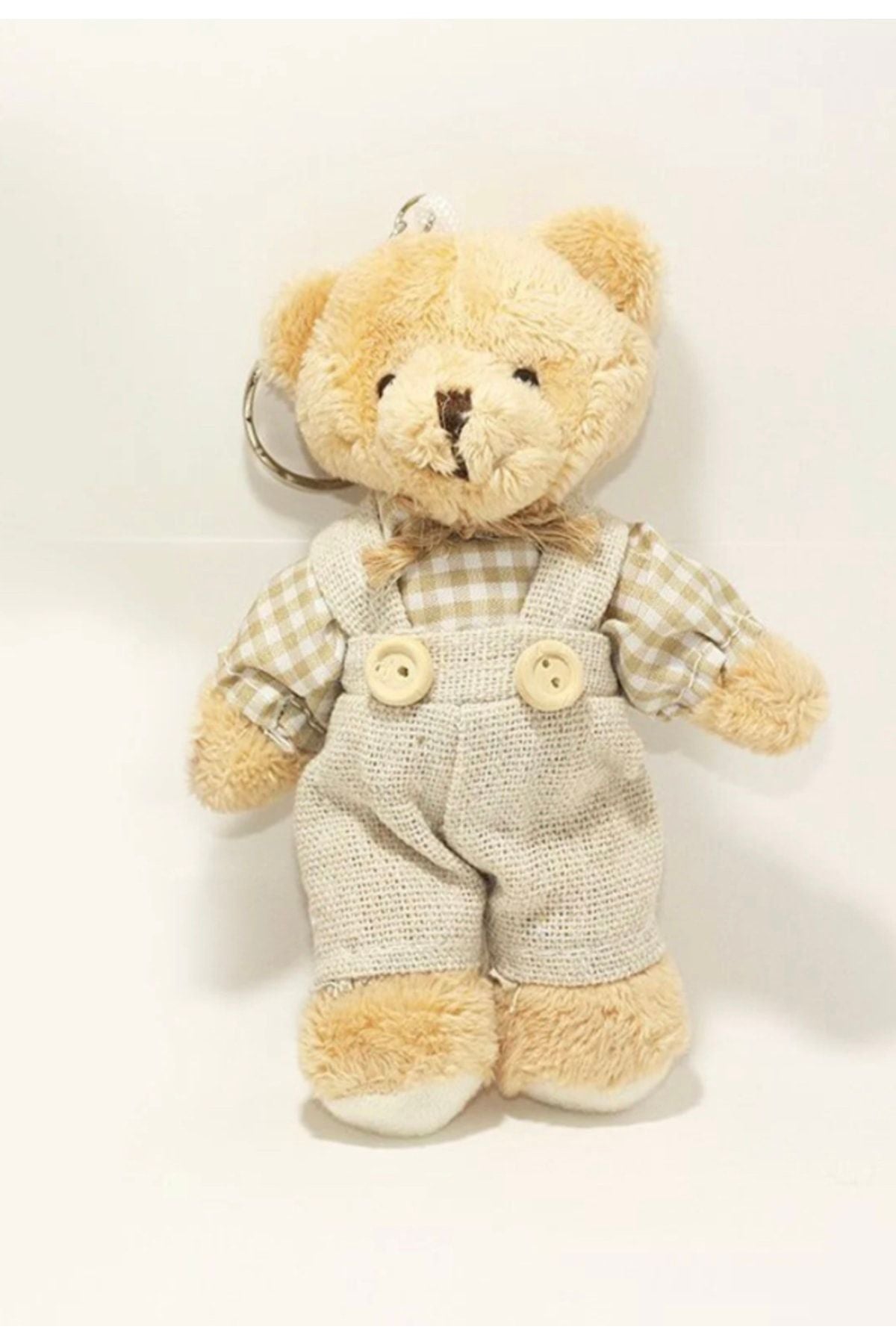 Kapı Süsü Ve Takı Yastığı Için Elbiseli Peluş Ayıcık (12cm)