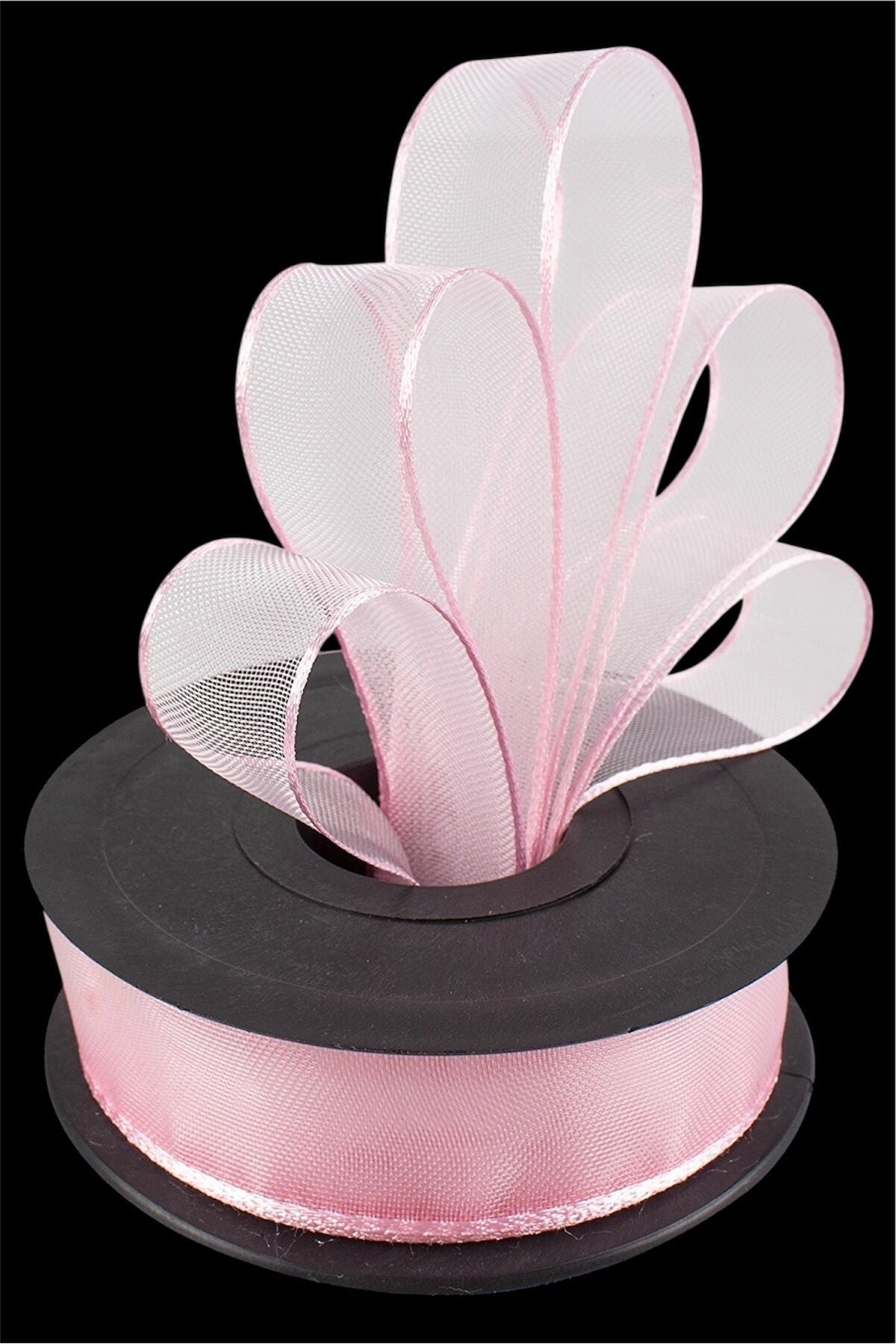 Bohça Süsleme Pembe Şifon Kurdele En 2.5 cm - Boy 5 metre