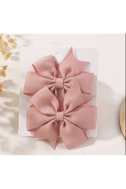 Mini Kelebek Saç Tokası 2 Parça Set, Günlük ve Gündelik Kullanım İçin  Çocuk Saç Aksesuarları