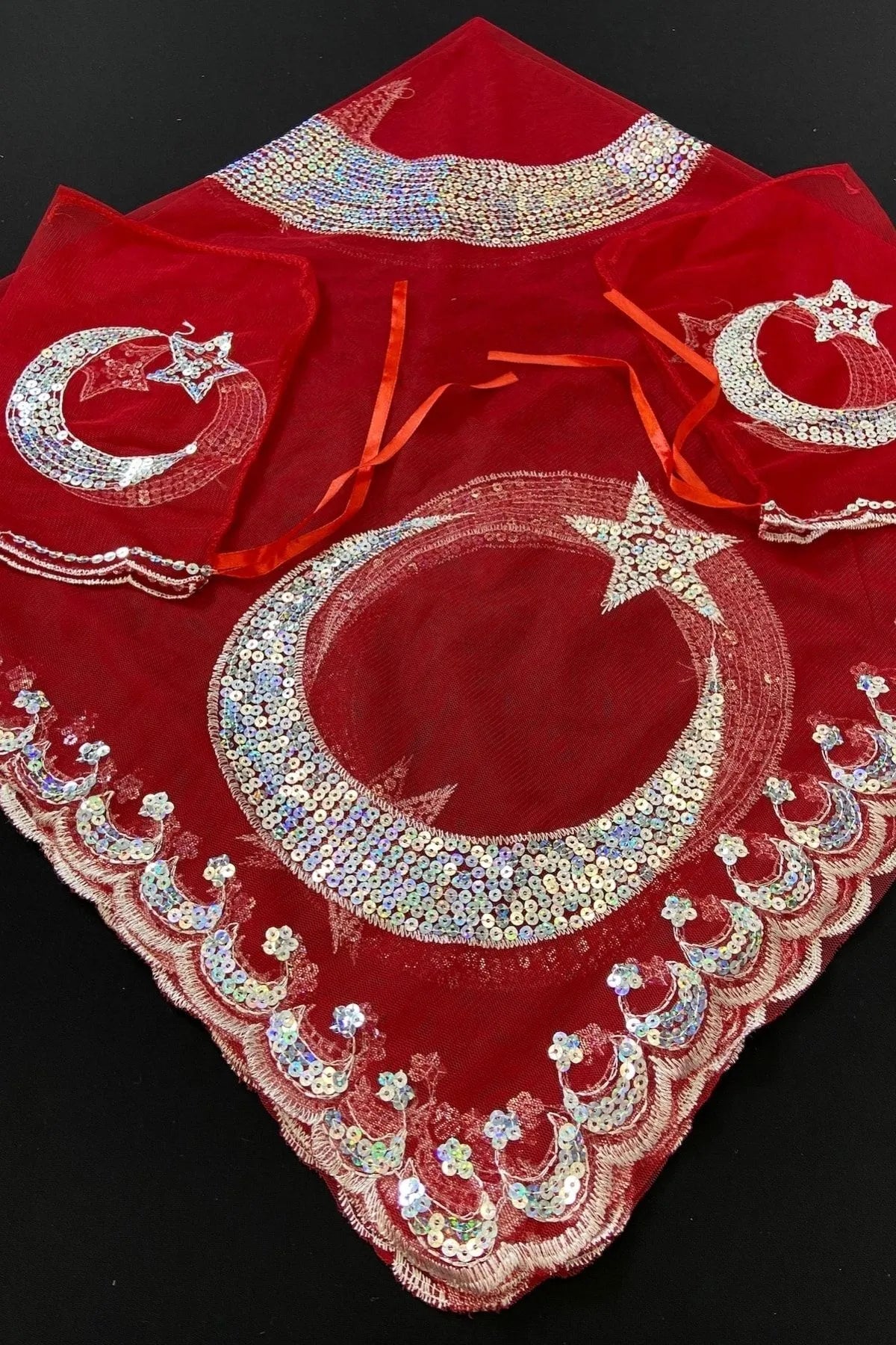 Kırmızı O Şimdi Asker Yazılı Örtü Seti – Asker Eğlencesi ve Uğurlama İçin