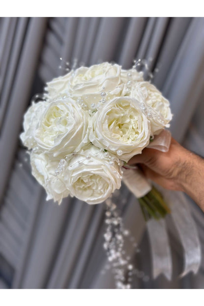 İncili Islak Şakayık Buketi