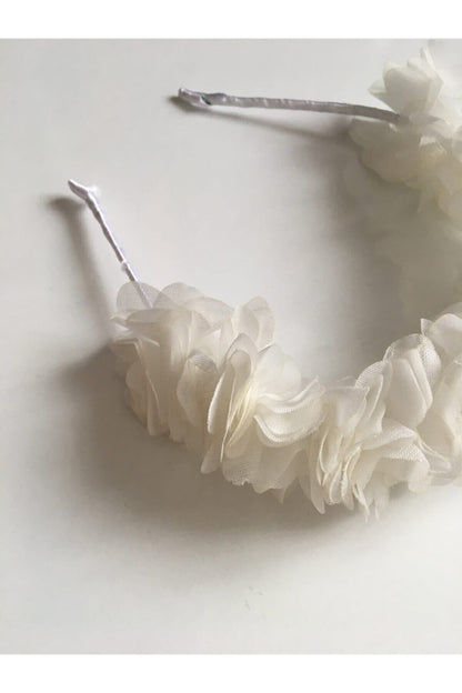 Florale Schwangerschaftskrone Partykrone Blau