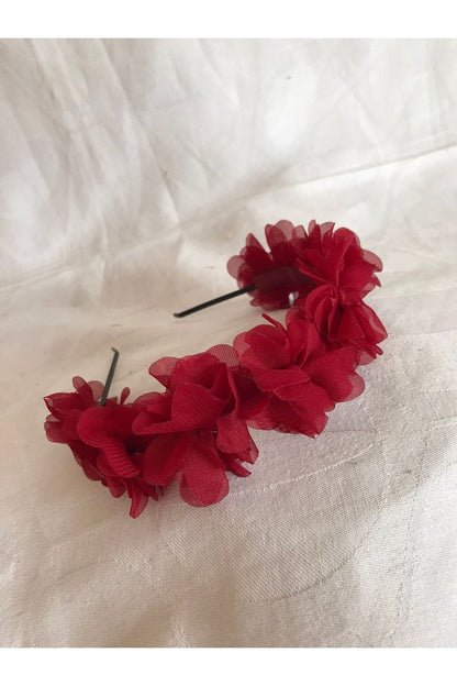 Burgunderrote Brautjungfernkrone, 10 Stück