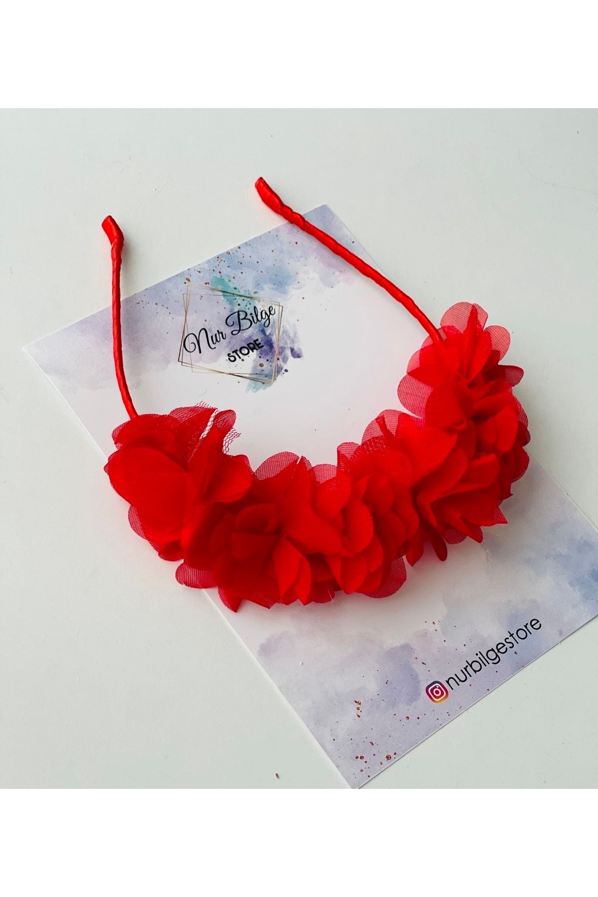 Kırmızı Colourful Kız Çocuk Taç Özel Günler 23 Nisan Bayram