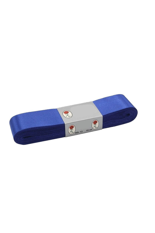 Saks Mavi Saten Kurdele 4 Cm 1 Top 10 Metre