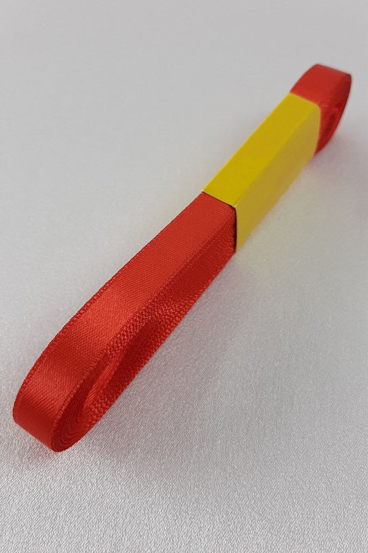 Kırmızı Saten Kurdele 1 cm 1 Top 10 Metre