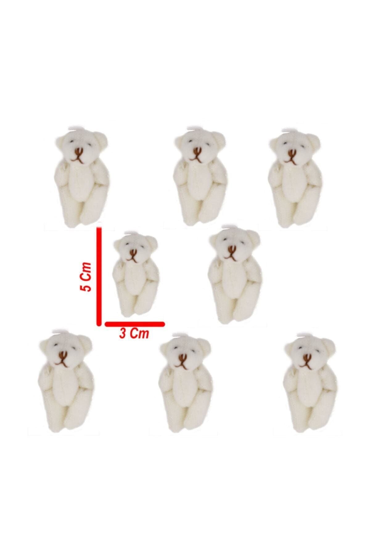 Plüsch-Teddybär Finger-Teddybär 5x3,5 Mini-Teddybär Der beliebteste cremefarbene Teddybär