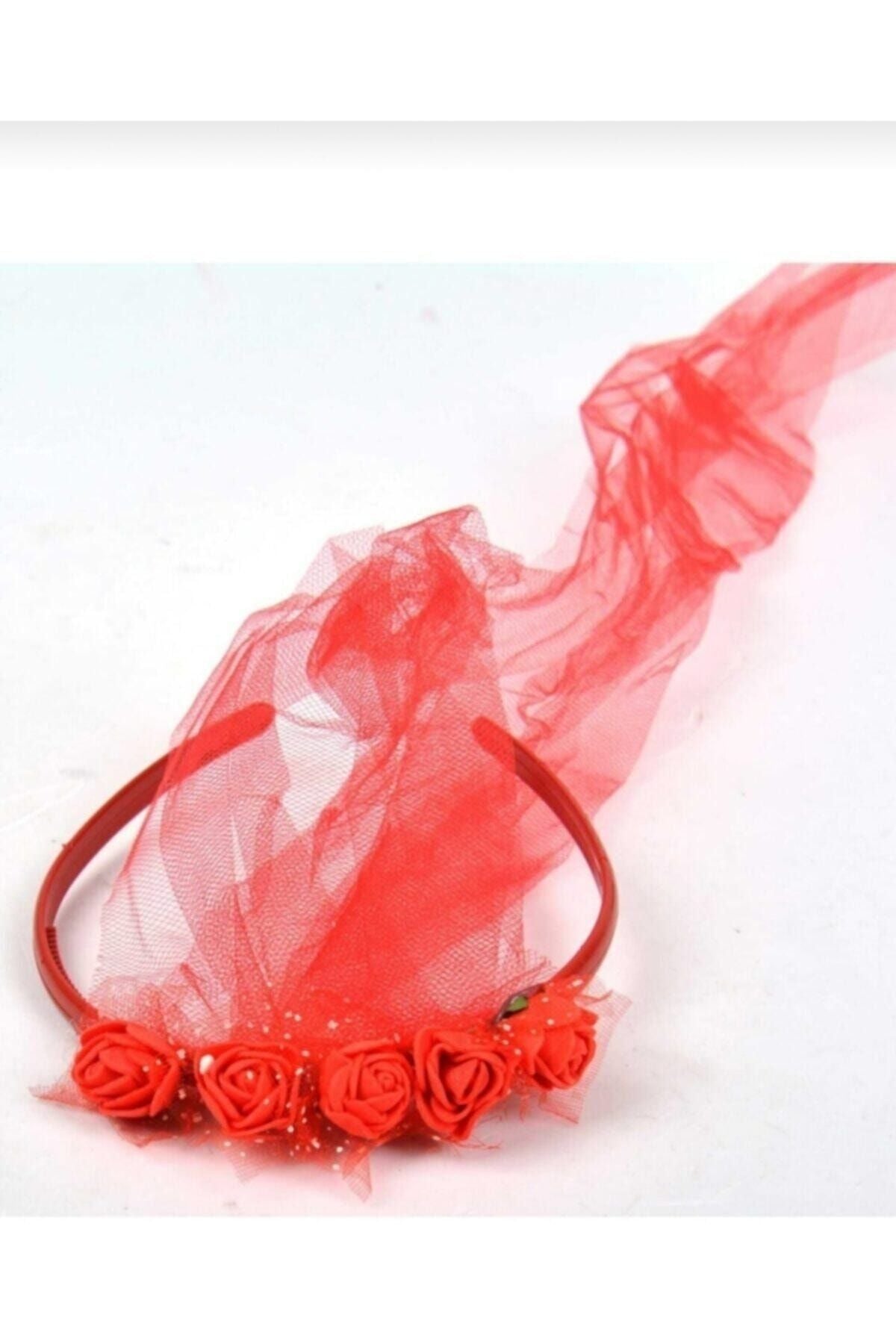 Brautjungfernkrone Rot Henna Nacht Accessoire 10 Stück
