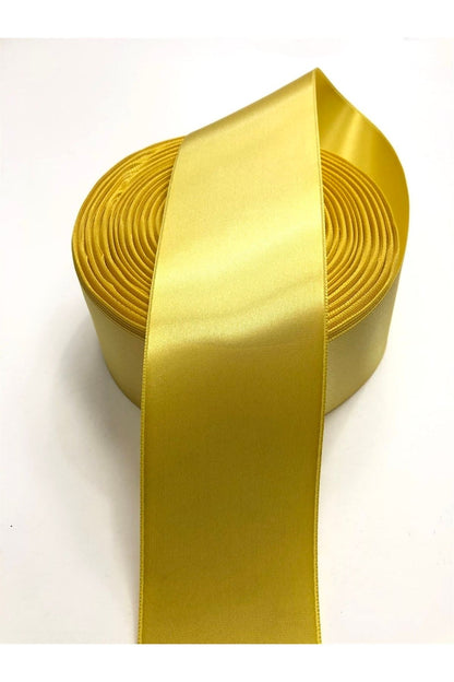 Açık Gold Saten Kurdele 6 cm 1 metre