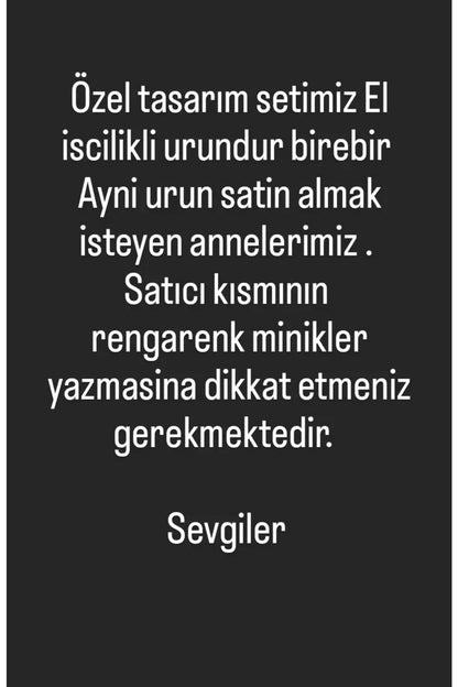 Kurdele Fiyonklu Ekru Anne Bebek Lohusa Tac Takimi