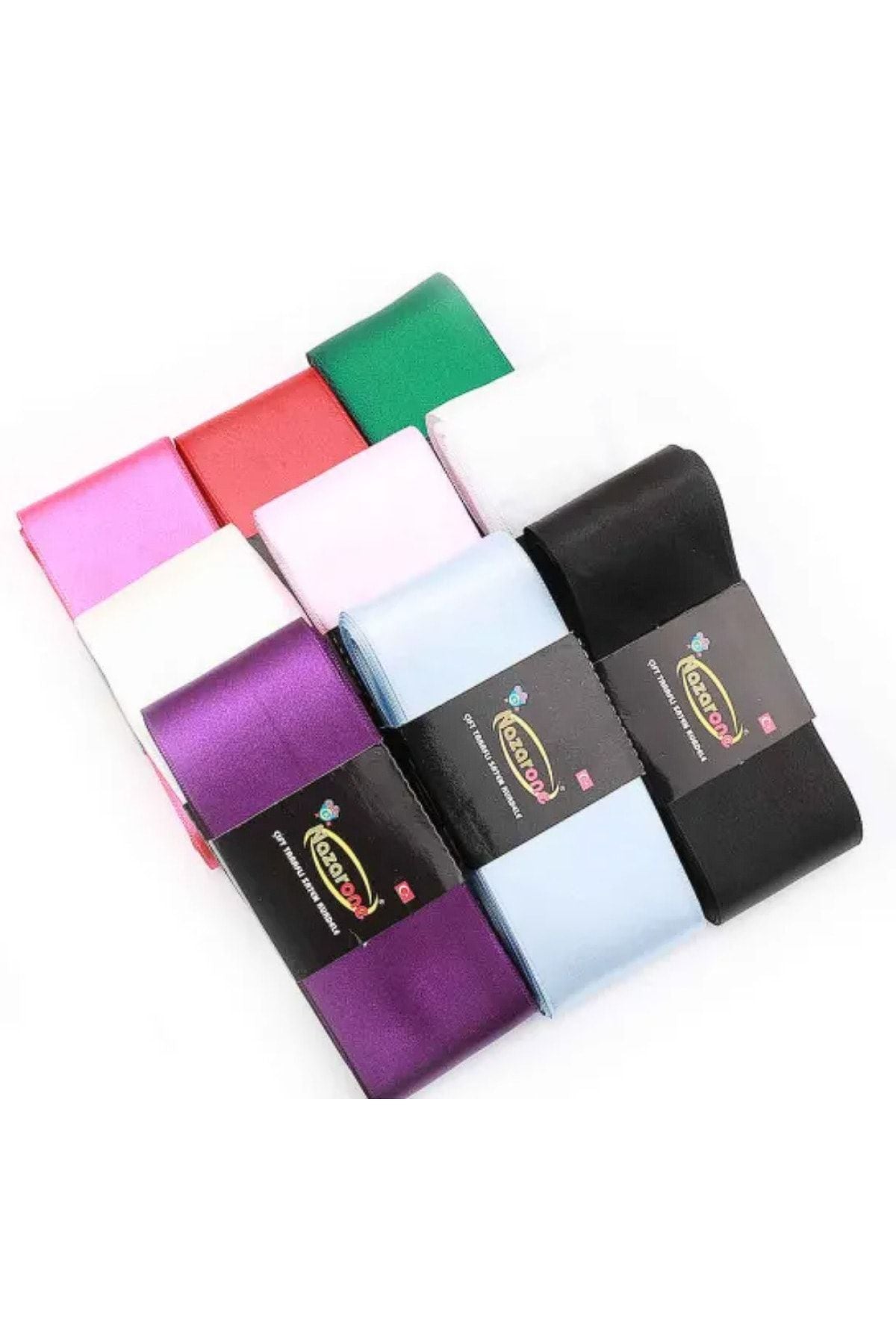 Beyaz Renk Saten Kurdele 6cm(60mm) 10 Metre
