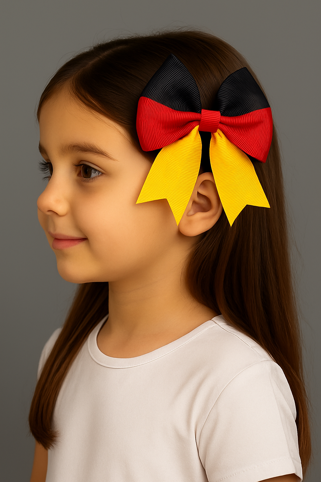 Haarspange mit Deutschlandflagge für Mädchen – Event-Haarklammer für Sport, Feiern & Fan-Outfits