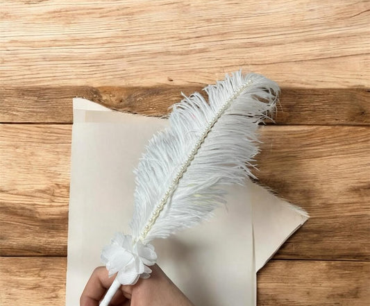 Beyaz Tüylü Nikah Kalemi, Nikah Düğün Aksesuarları