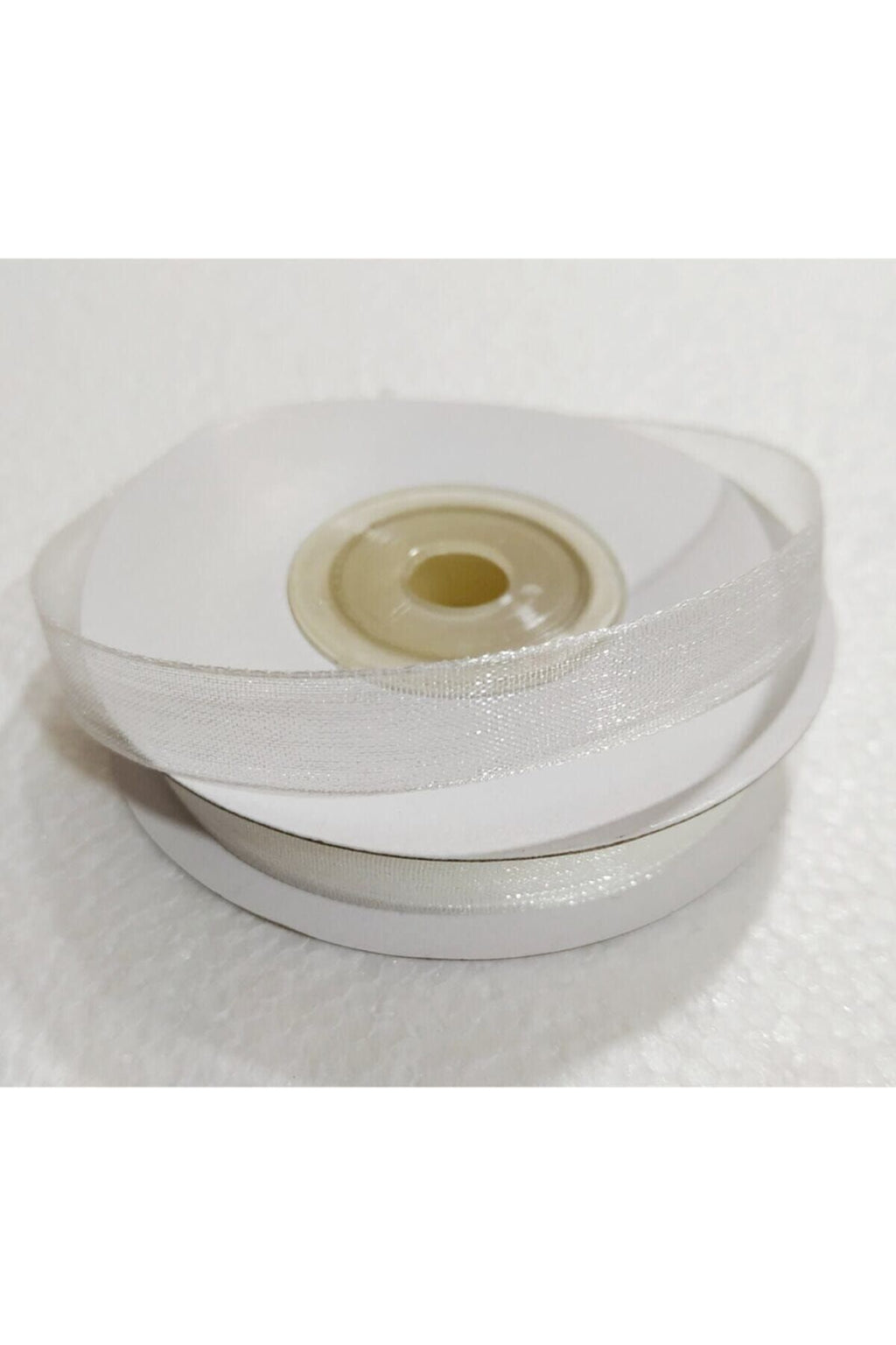 Beyaz Organze Tül Kurdele 1 Cm