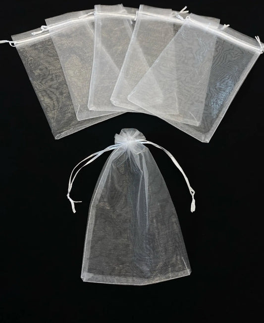 Tül Kese Organze Şeffaf , 100 Adet Ölçü 15x24cm, Hediye Gelin Düğün Bohça Çeyiz Havlu Yasin Yazma